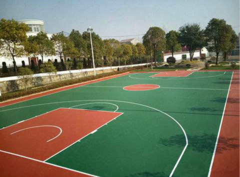 永嘉丙烯酸籃球場